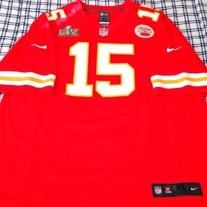COPY - Nike #15 Patrick Mahomes NFL Game Jersey (New With No Tags)